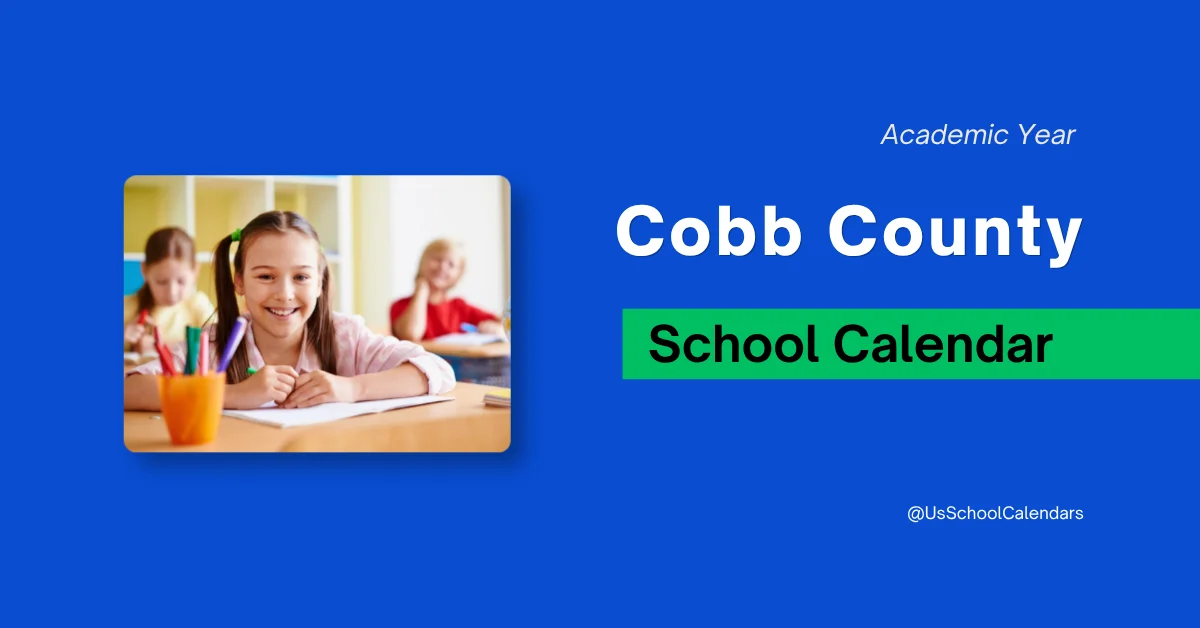 Cobb County School Calendar